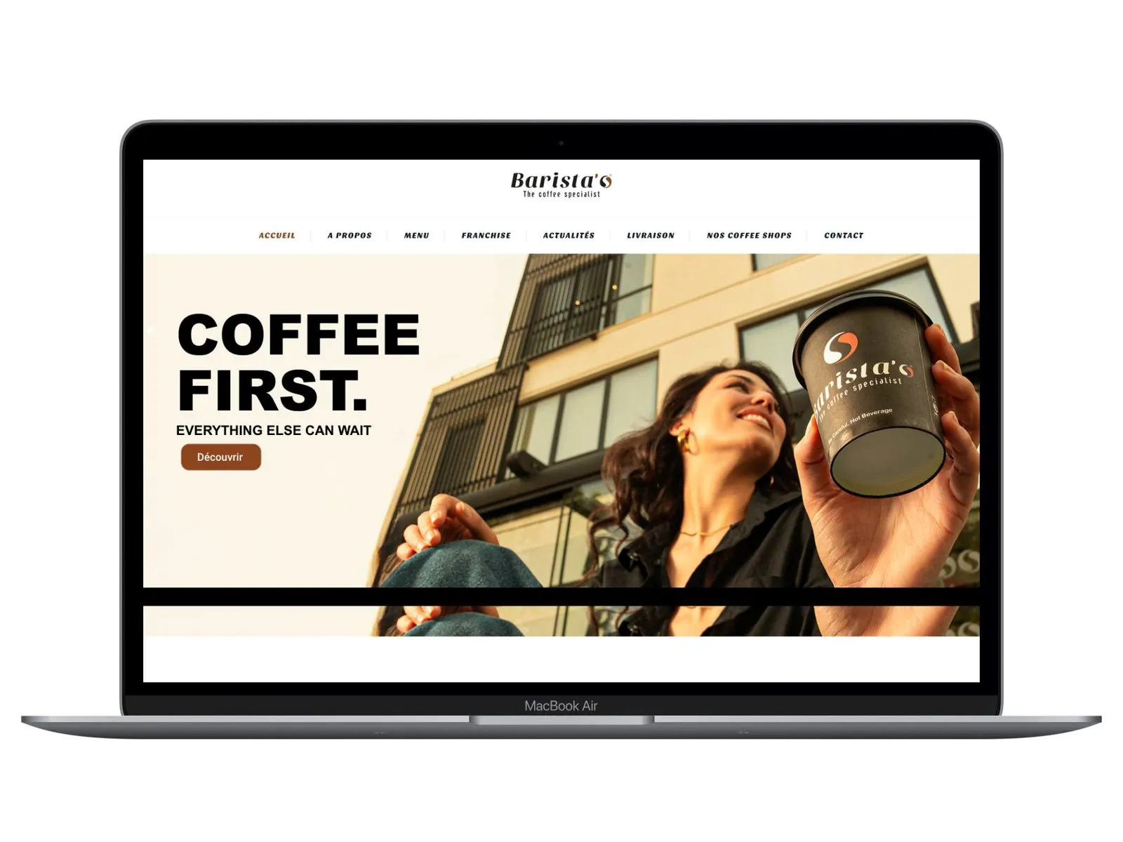 Site web de restaurant réalisé par WEBI, agence web en Tunisie