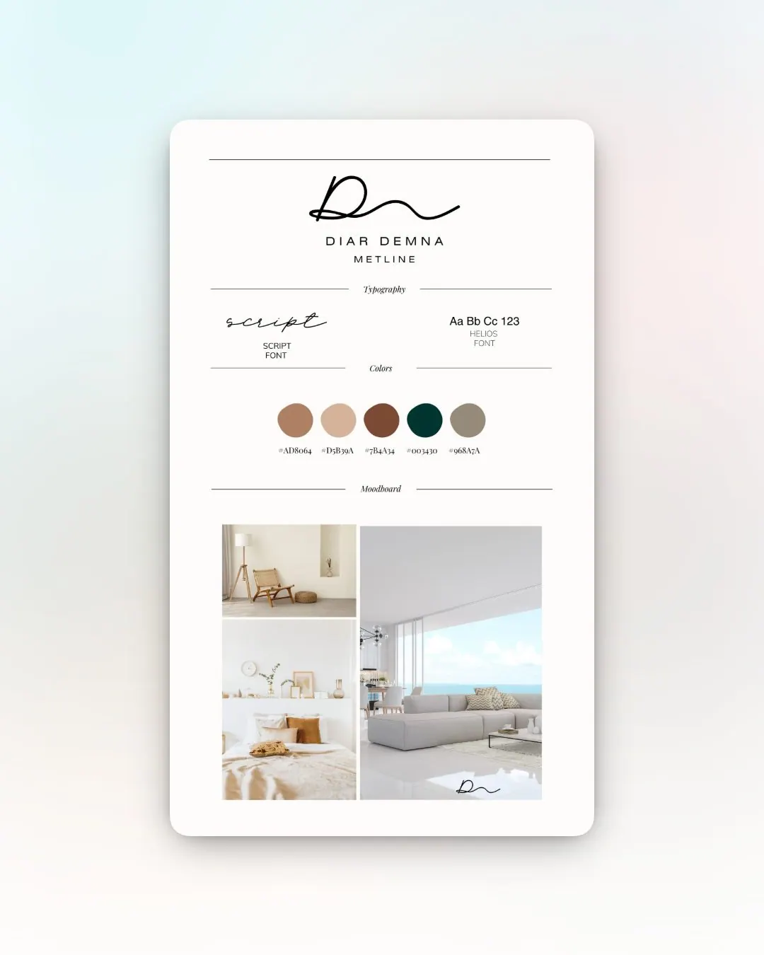 Création de logo : Maison d'hôte de charme, التصميم والهوية البصرية