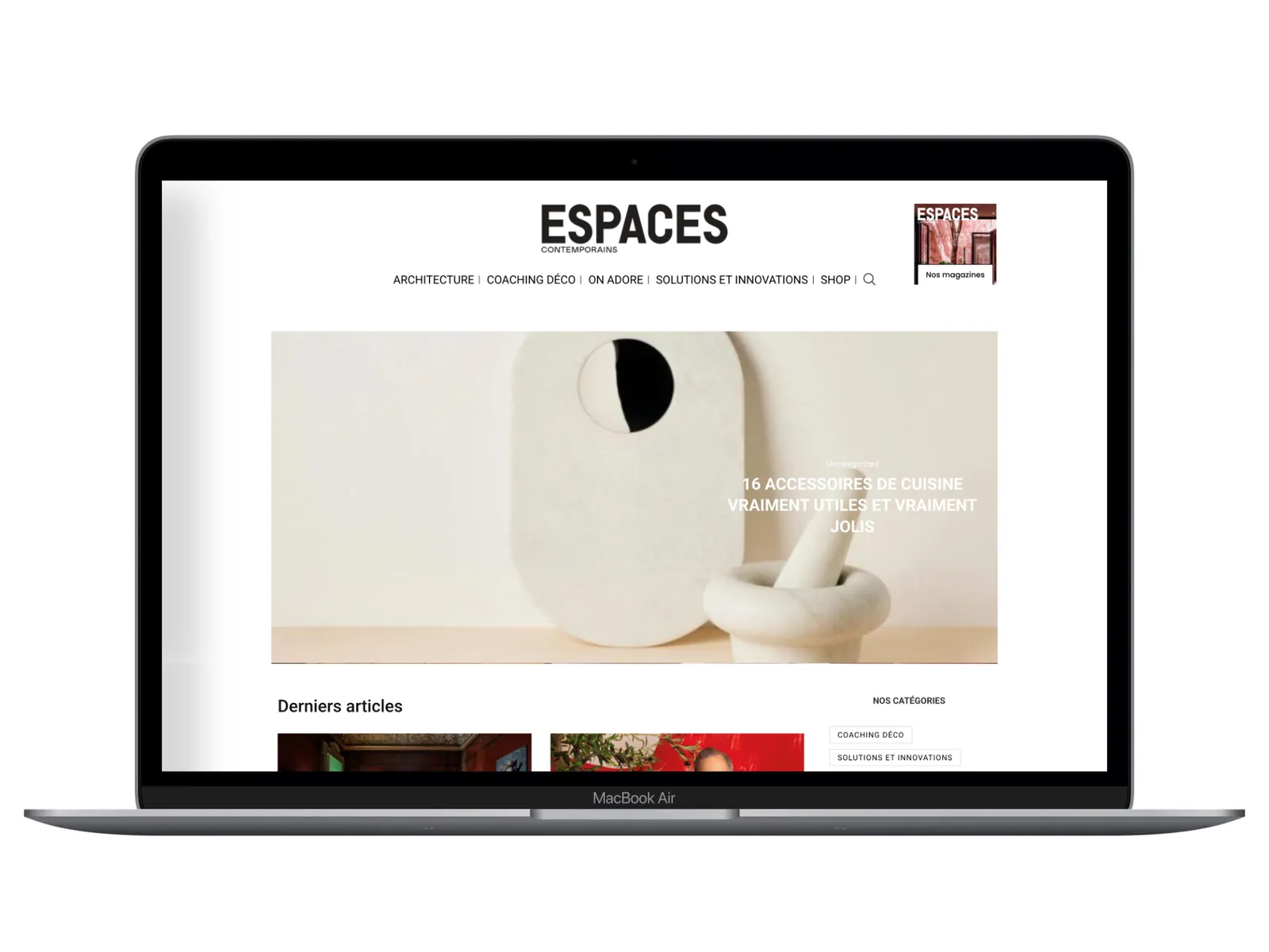 Espaces Contemporains, مواقع إلكترونية