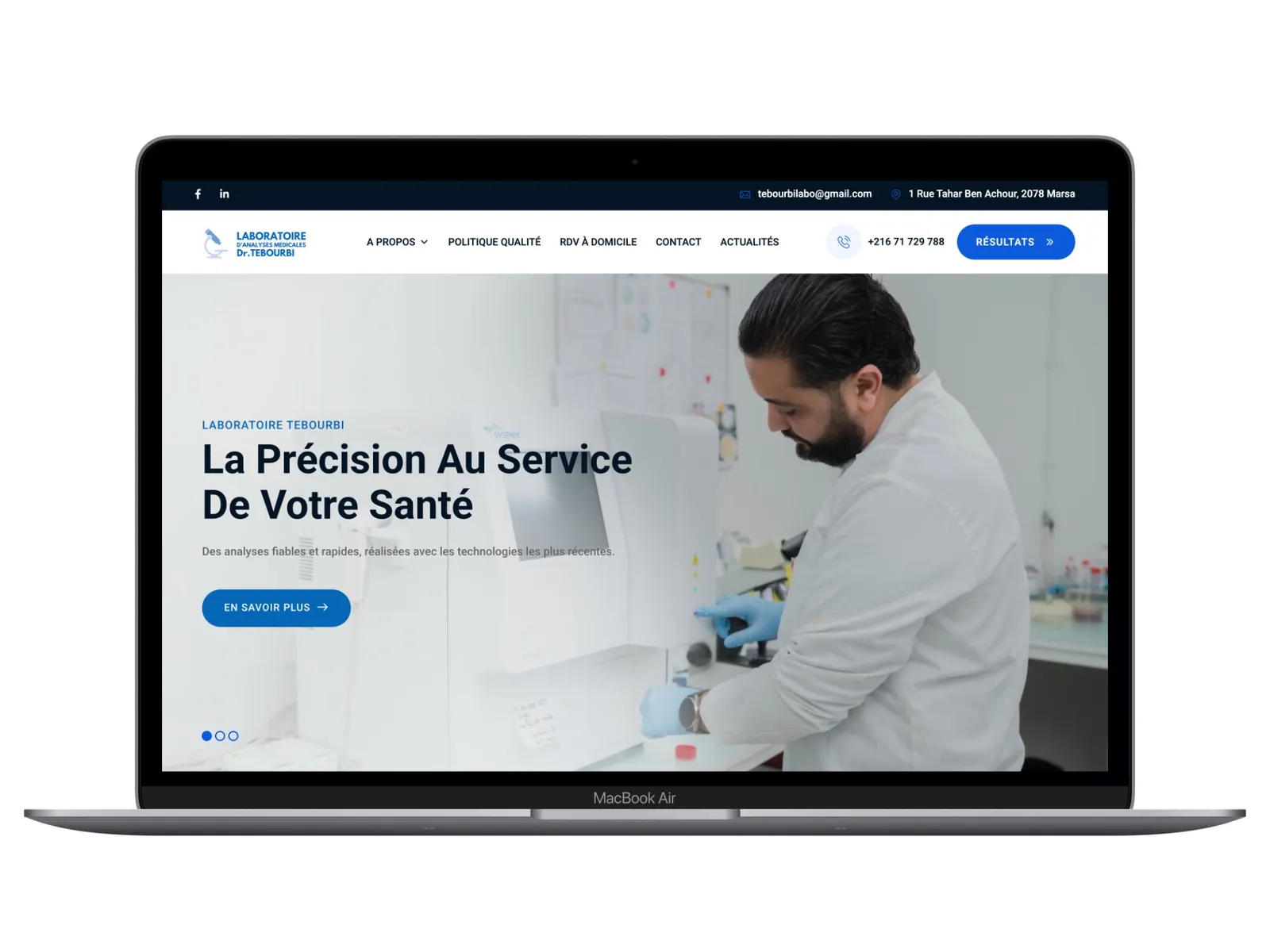Laboratoire Tebourbi, مواقع إلكترونية