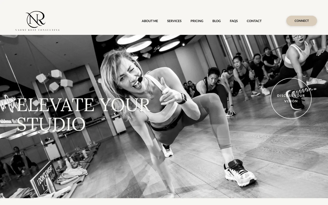 Naomi Rose Consulting, site réalisé par WEBI