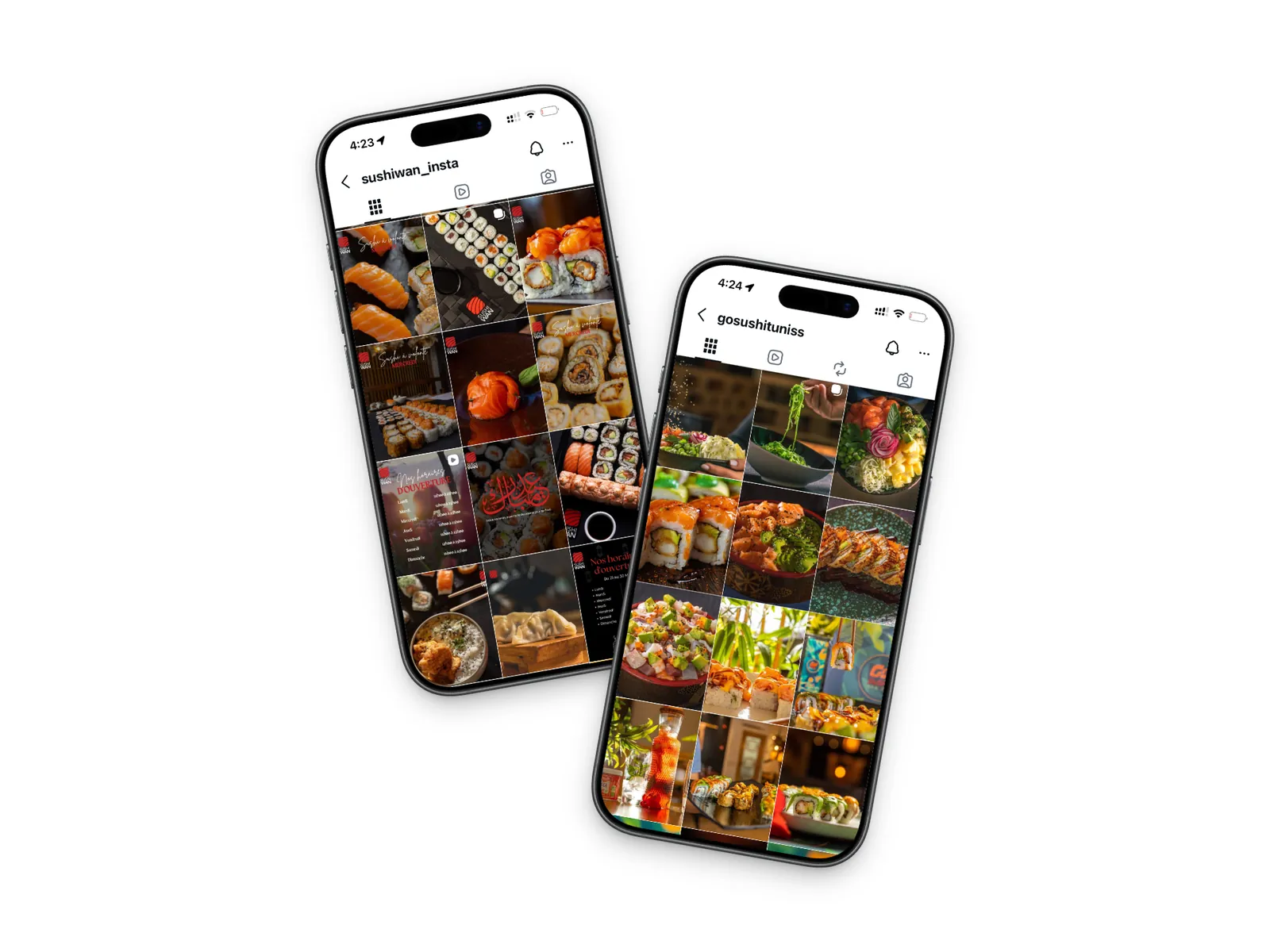 Sushi Wan par WEBI, agence web Tunisie